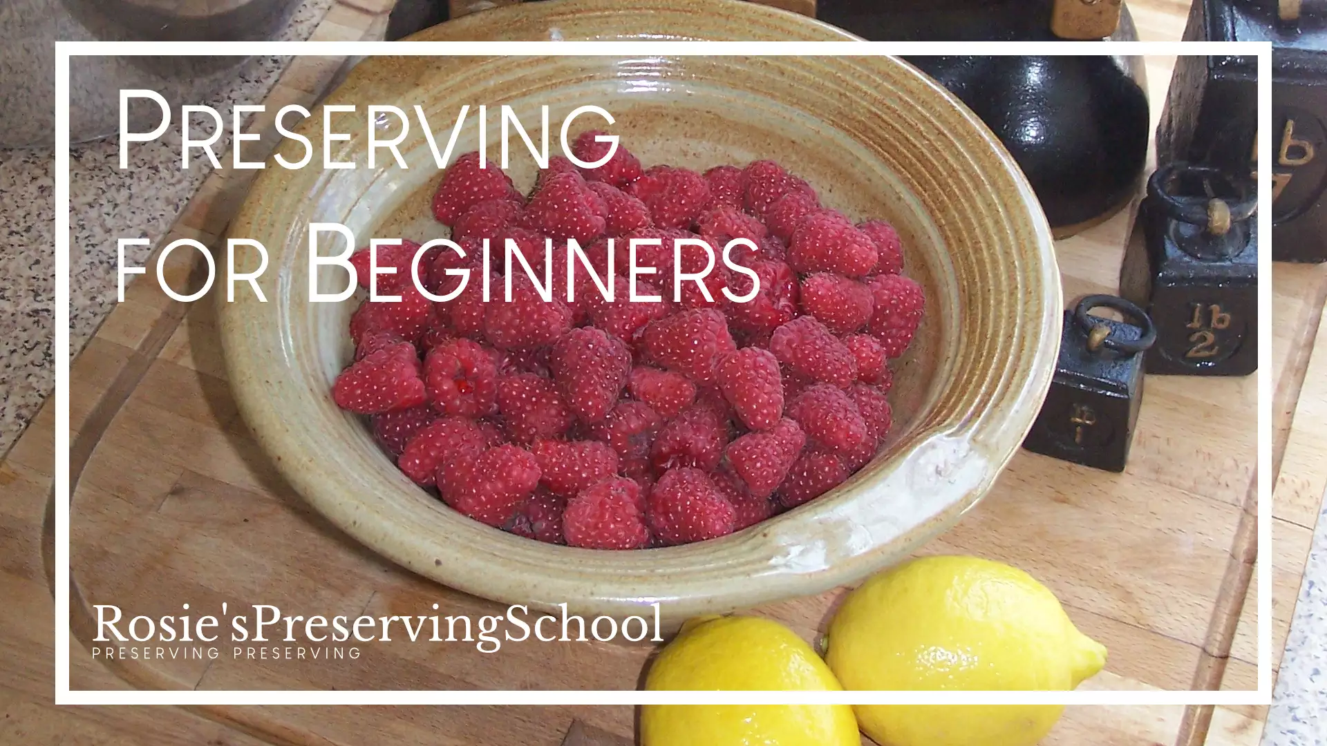 Video Guide : Preserving for Beginners