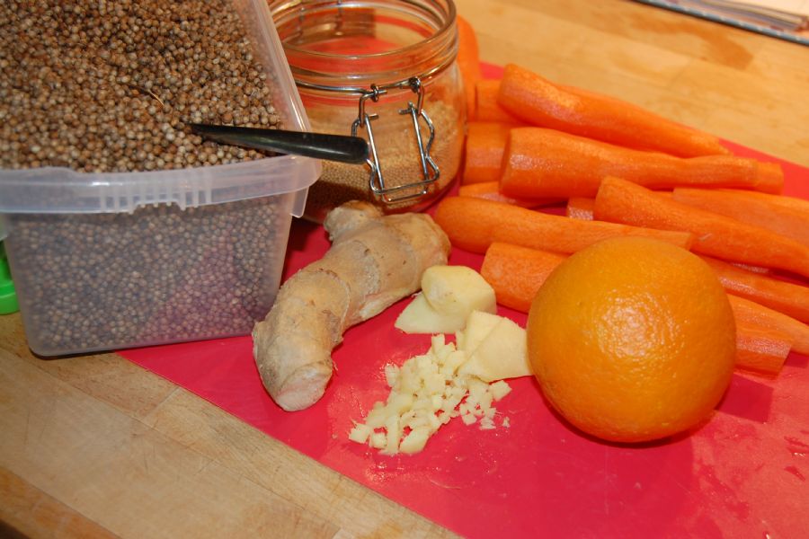 How to make Gingered Up Carrot Relish - recipe method