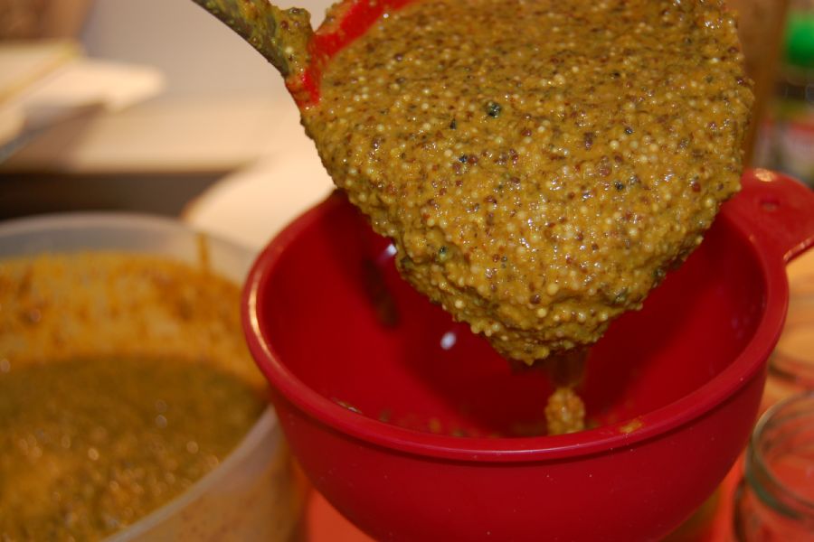 How to make Orange Spiced Mustard - recipe method