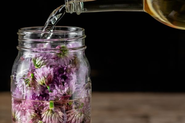 How to make Chive Flower Vinegar | Rosie Makes Jam Recipes